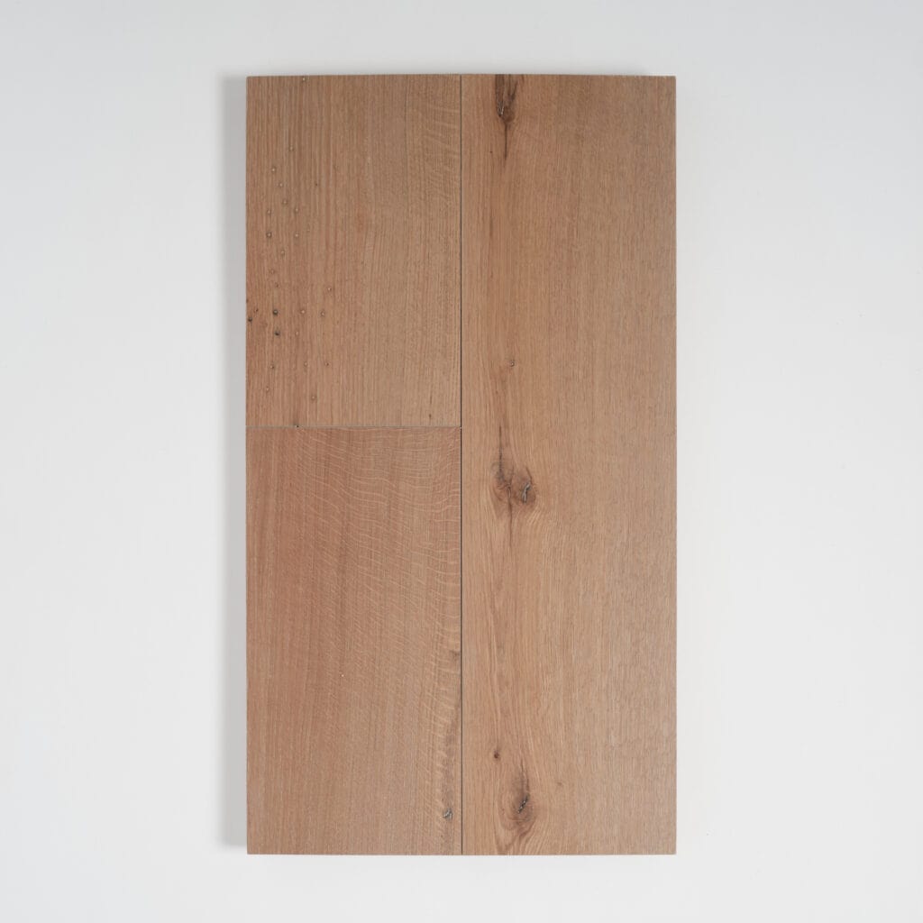The image shows a wooden panel with four planks joined together, displaying a natural pattern with knots and grain details against a white background from the Jeffrey Dungan Architectural Collection by Textures Nashville.